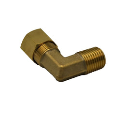 Brass Compression Union 90° Male Female Elbow (T3/8xM1/4)