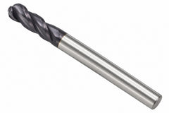 Fullerton 5.0mm 4 Flute TiAlN Coated Carbide Ball Nose Endmill - 3200 Series