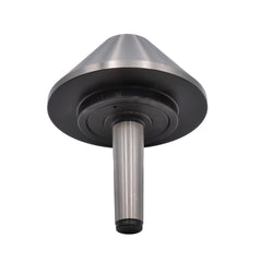 DAJIU ACCESSORIES Bull Nose Pipe Centre MT4 x 160mm Heavy Duty Revolving Pipe Centre