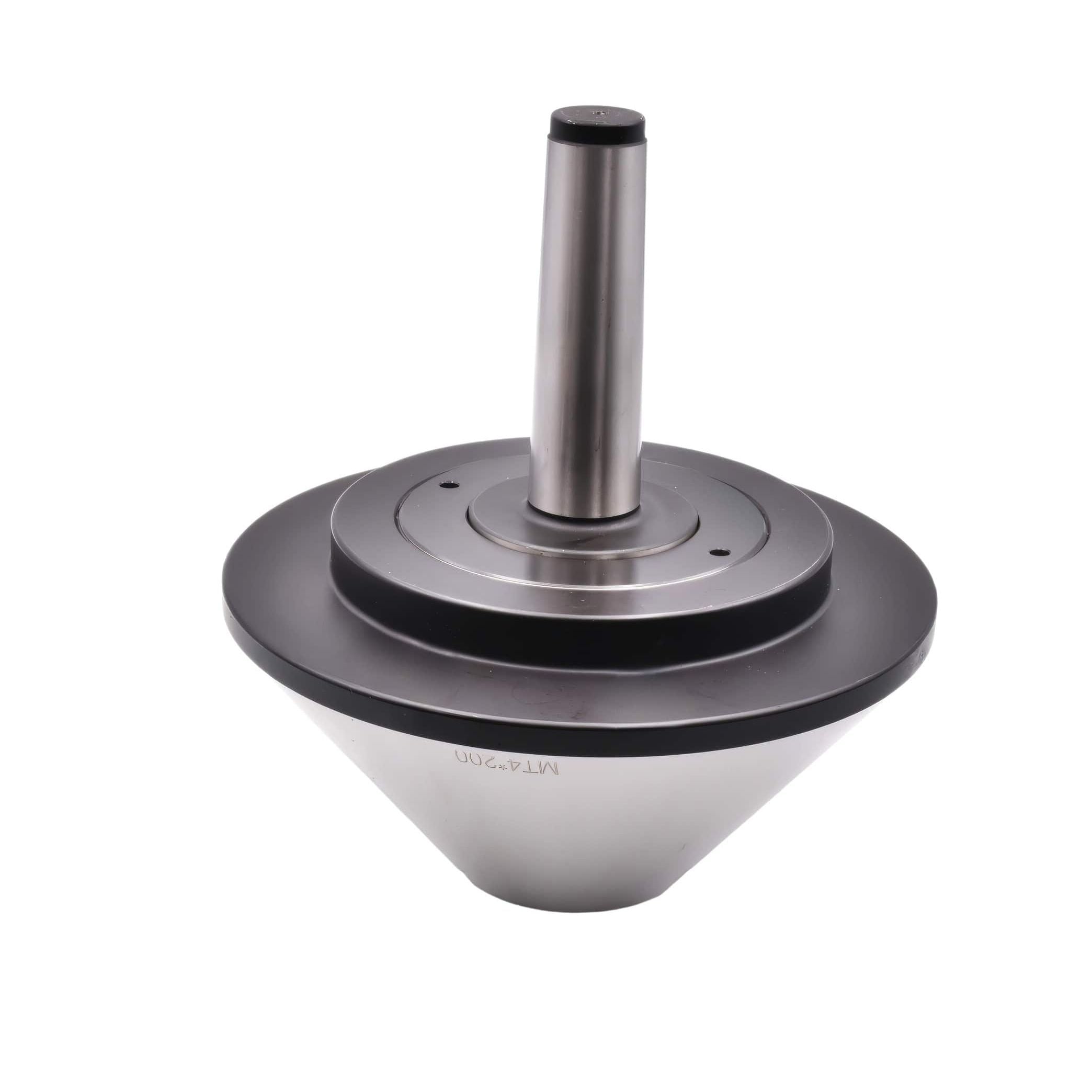 DAJIU ACCESSORIES Bull Nose Pipe Centre MT4 x 200mm Heavy Duty Revolving Pipe Centre