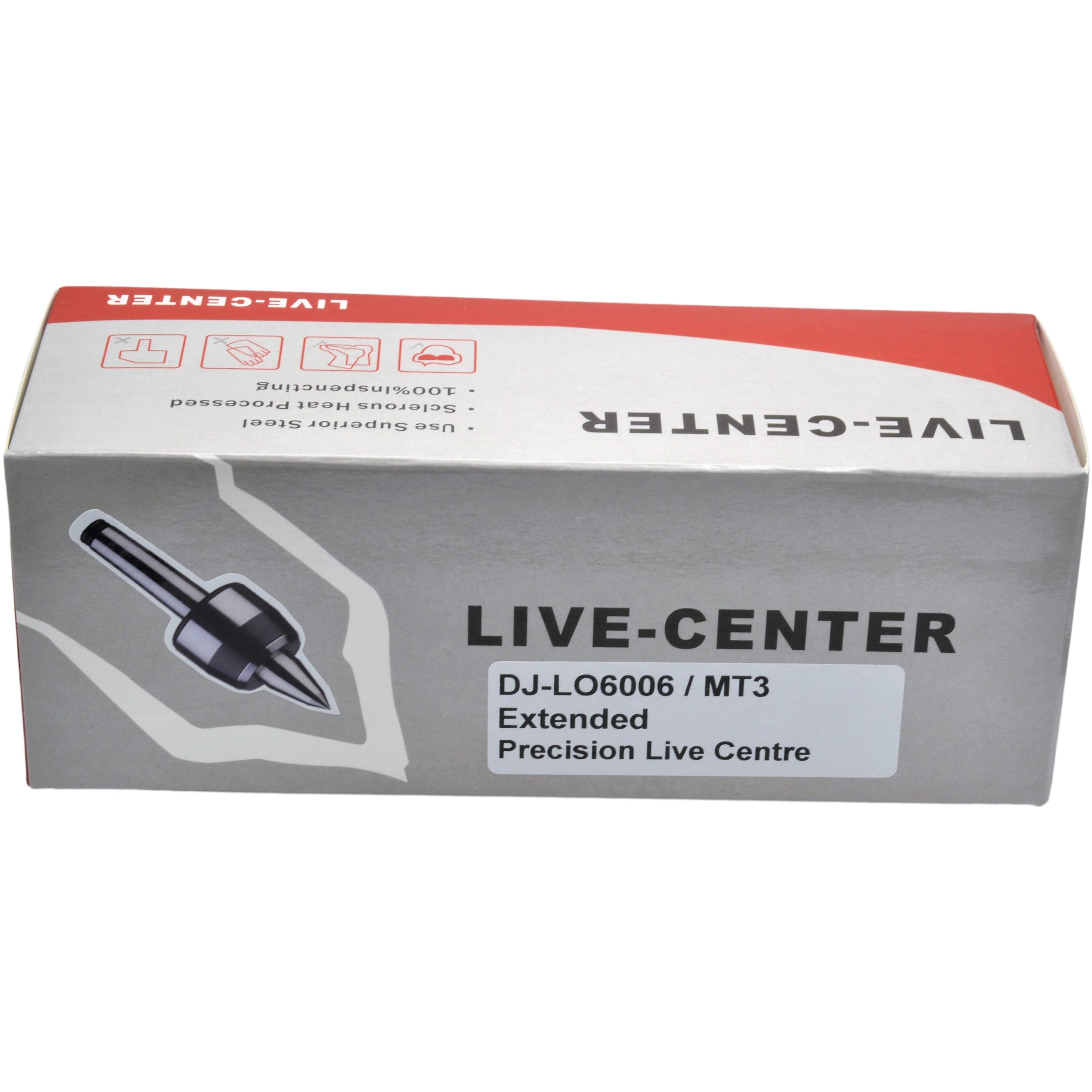 Dajiu Live Centre Morse Taper 3 Extended Nose High Speed Live Centre