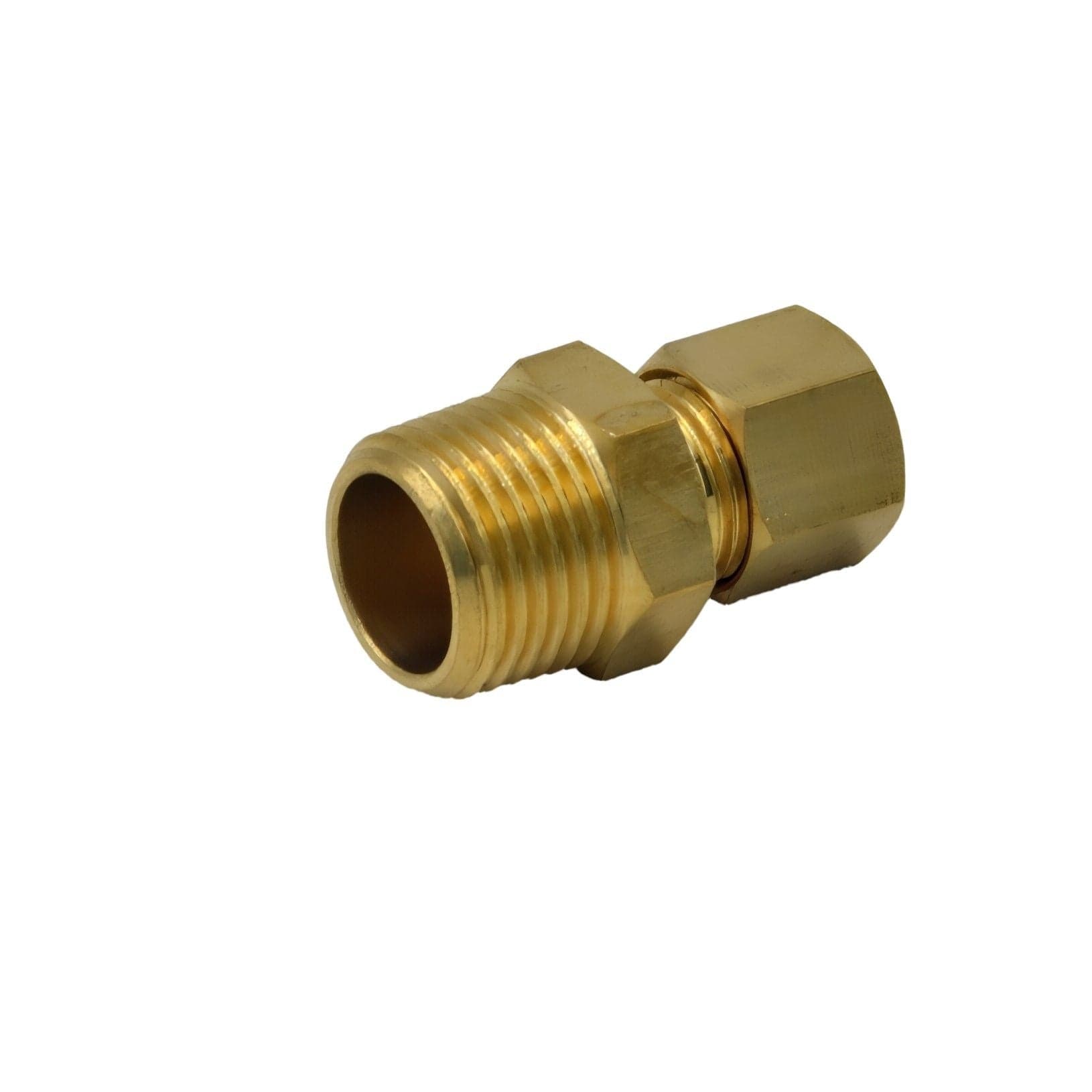 DOT Brass Connector Brass Compression Male Female Connector (T5/16xM3/8)