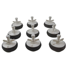 DRAINCHEM Expanding Plumbing Plug 9x Nylon Mechanical Pipe Test Plug Bung with 13mm Bypass 110mm to 130mm