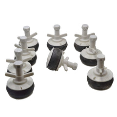 DRAINCHEM Expanding Plumbing Plug 9x Nylon Mechanical Pipe Test plug bung with 13mm bypass 85mm to 92mm