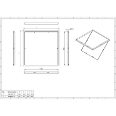 Ductsure Access Panel (Standard White Powder Coated) - 24" x 24" (609mm x 609mm) - Twin Eagle Imports
