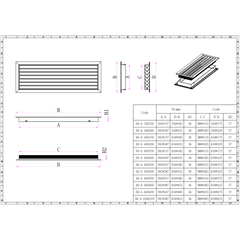 Ductsure Door Relief Vent Grille (Anodized Aluminium) – DG-A 400200 - Twin Eagle Imports