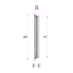 Ductsure Eggcrate Hinged Polyester Filter – EGHF-P 600500 (595 x 495 mm) - Twin Eagle Imports