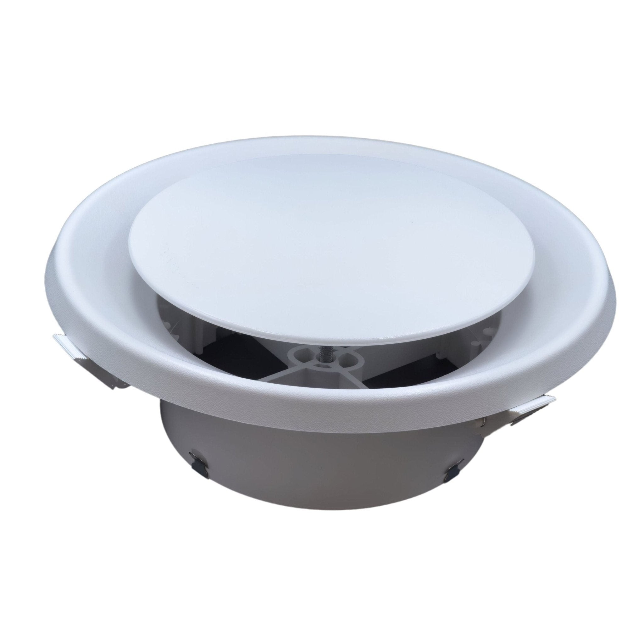 Ductsure PCD250 Plastic Round Ceiling Cone Vent Diffuser - Twin Eagle Imports