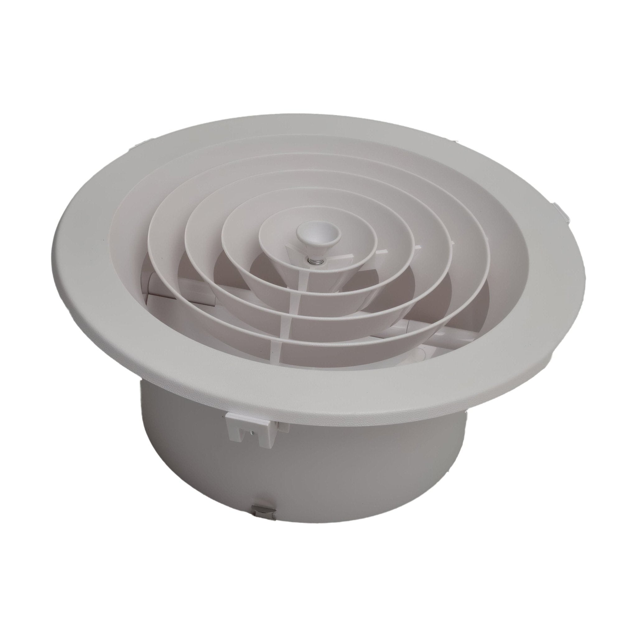 Ductsure PDJ200 Plastic Round Ceiling Vent Diffuser - Twin Eagle Imports