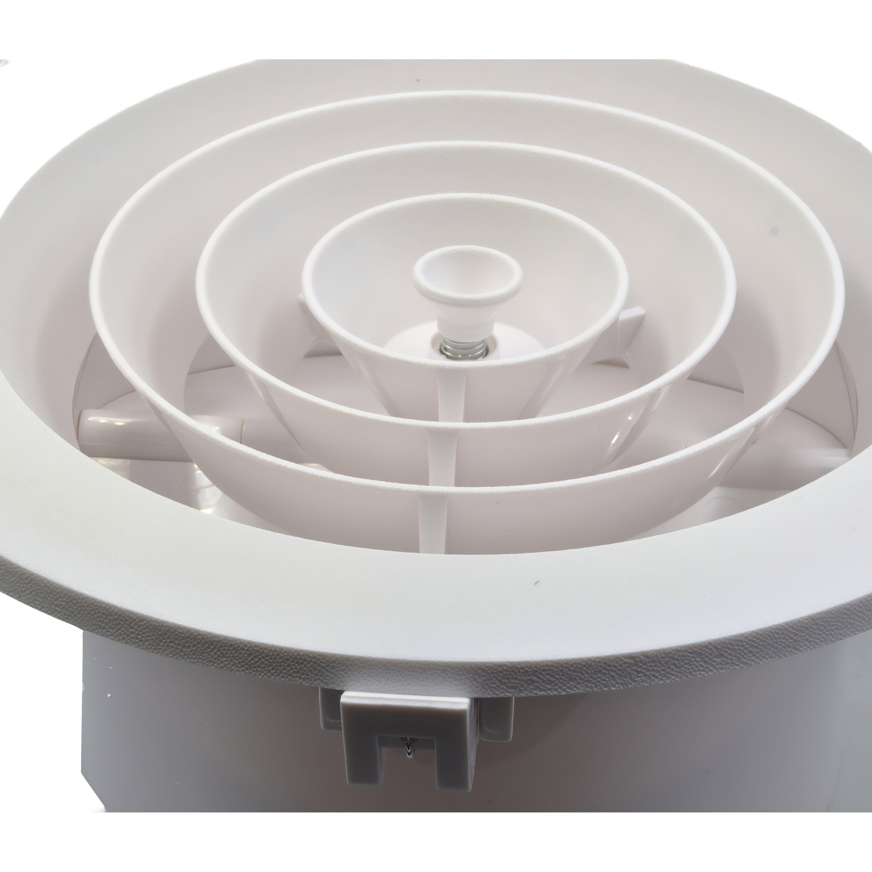 Ductsure Ventilation Pack of 20 Ductsure PDJ150 Plastic Round Ceiling Vent Diffuser