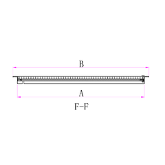 Ductsure Ventilation Pack of 3 Ductsure Eggcrate Hinged Filter EGHF-P 600450 (595x445mm)