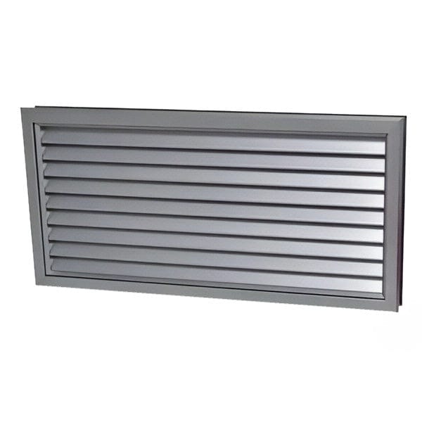 Ductsure Ventilation Pack of 4 Ductsure Door Relief Vent Grille Aluminium DG-A 400150