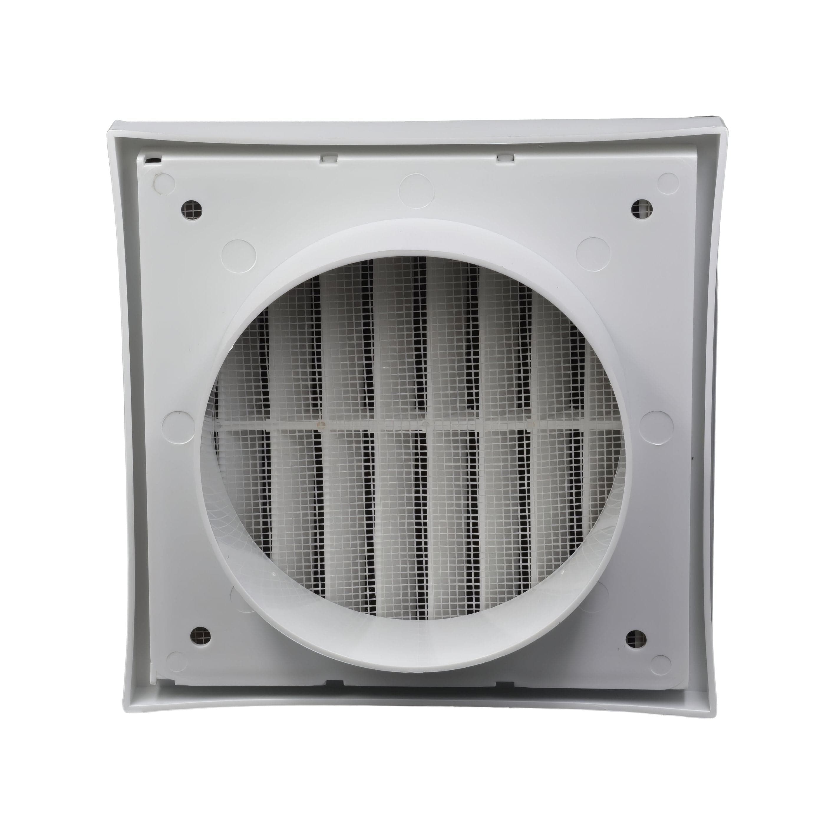 Ductsure Ventilation Twin Pack PFL200 Ductsure Ducting Wall Vent : Fixed Louvre - Φ200