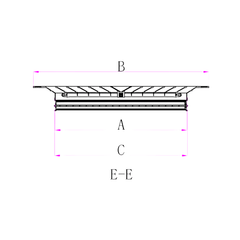 Ductsure White Aluminium Vent Grille – Square Face Slat (370 x 370 mm) - LFD-4A 370/225 - Twin Eagle Imports