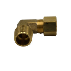 Brass Compression Union 90° Male Female Elbow (T3/8xM3/8)