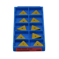 10pc Kyocera TPGN160308S00820 A66N – Ceramic Turning Insert (Cast Iron and Heat-Resistant Alloy Machining)