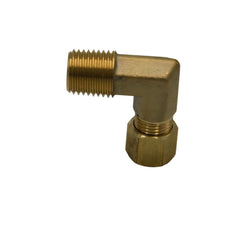 Brass Compression Union 90° Male Female Elbow (T1/4xM1/4)