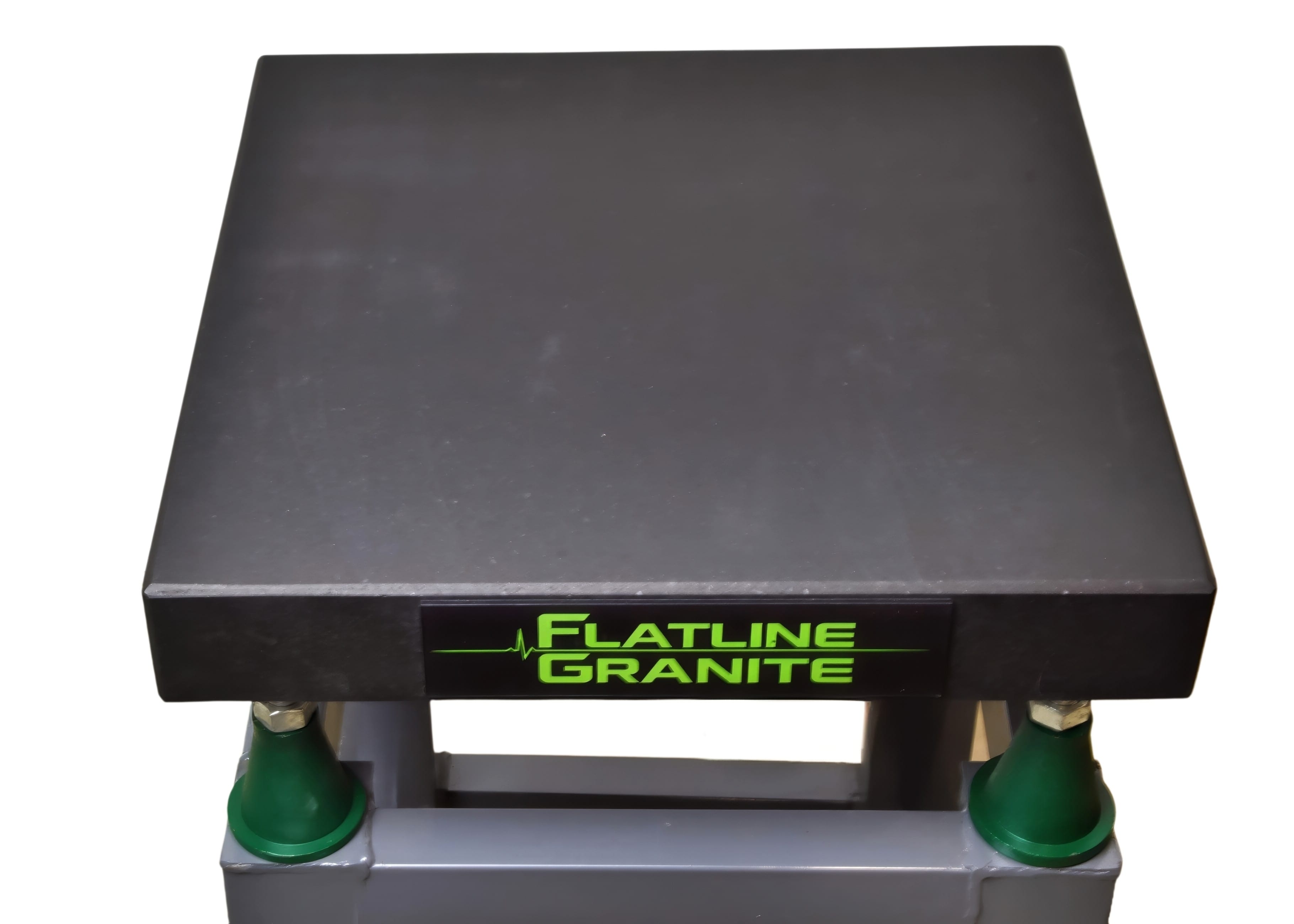 Flatline Granite MEASURING EQUIPMENT Flatline Granite Surface Plate 400 x 400 x 60mm with Stand & Levelling Table