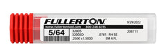 Fullerton 32005 0.0781" 4 Flute Standard Square End Mill - Twin Eagle Imports