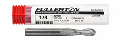 Fullerton 32098 0.2500" 2 Flute Standard Ball Nose End Mill - Twin Eagle Imports