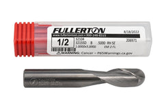Fullerton 32104 0.5000" 2 Flute Standard Ball Nose End Mill - Twin Eagle Imports