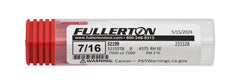 Fullerton 32199 0.4375" 2 Flute Stub Ball Nose End Mill - Twin Eagle Imports