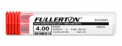 Fullerton 92007 0.1575" 4 Flute Standard Square End Mill - Twin Eagle Imports