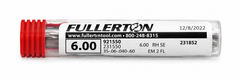 Fullerton 92063 0.2362" 2 Flute Standard Ball Nose End Mill - Twin Eagle Imports