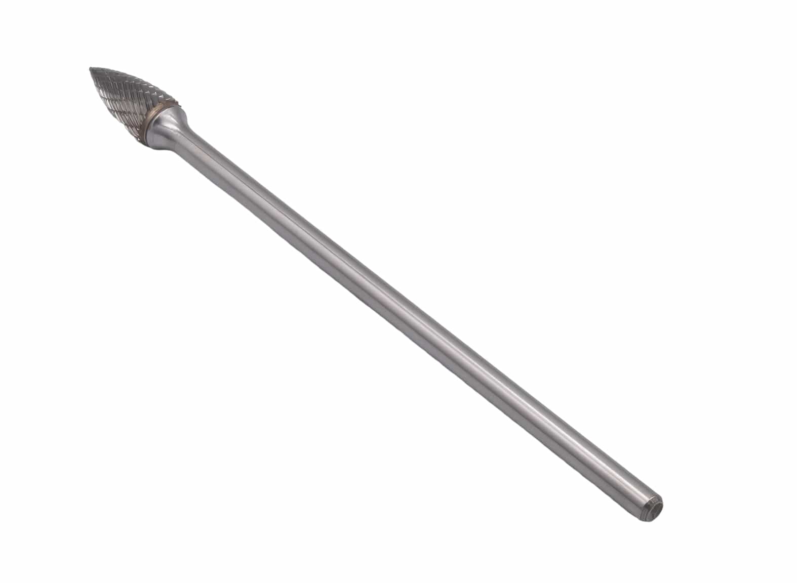 FULLERTON TOOL COMPANY CARBIDE BURRS Fullerton SG5L6 1/2" Pointed Tree Shape Extended Shank Carbide Burr