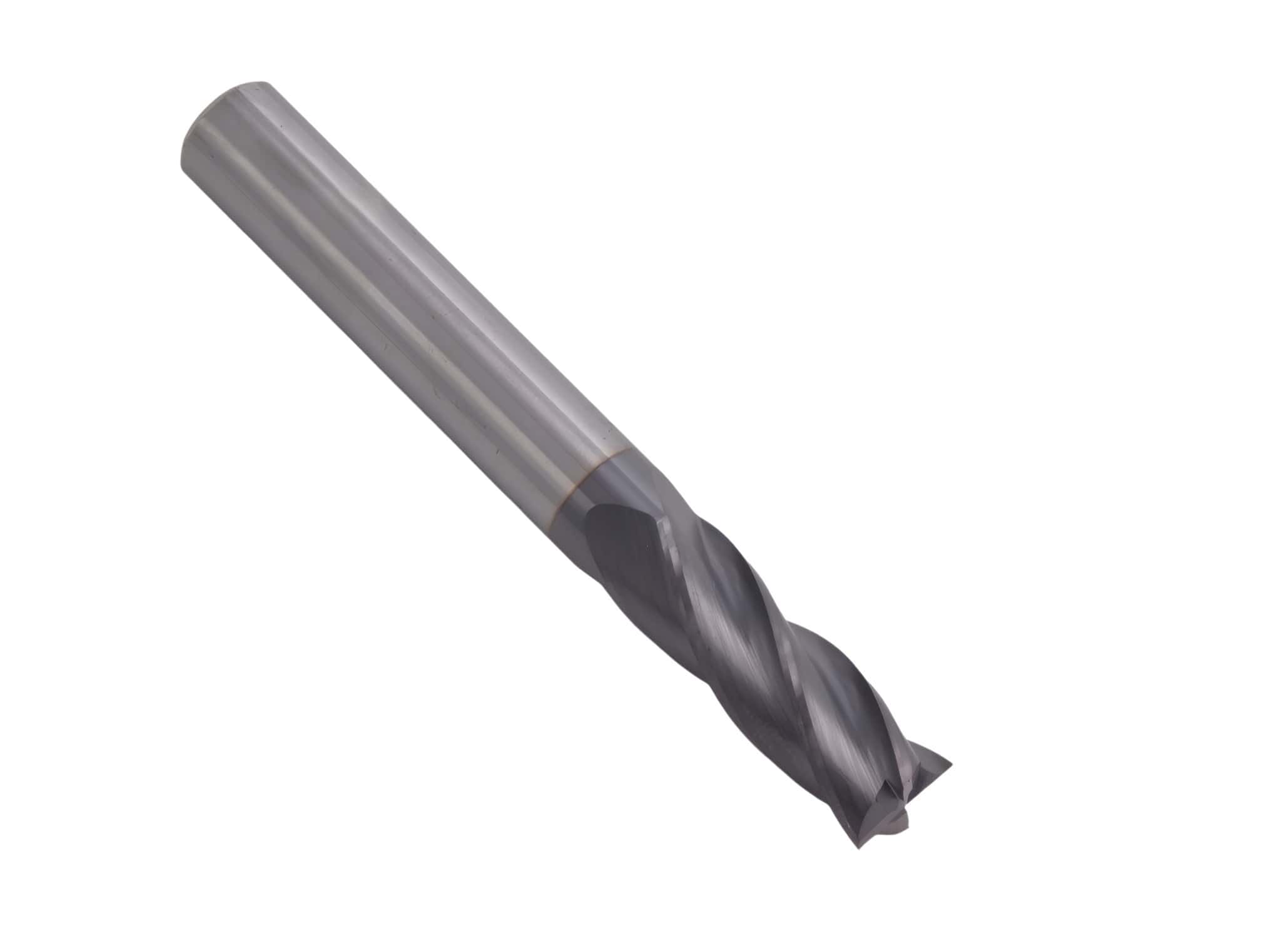 FULLERTON TOOL COMPANY CARBIDE ENDMILL Fullerton 92212 8mm 4 Flute TiAlN Coated Carbide Square End Mill