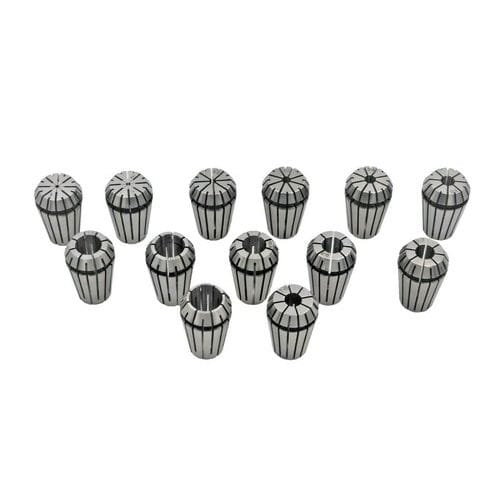 Generic Industrial:CNC, Metalworking & Manufacturing:Metalworking Inspection & Measurement:Gage Blocks & Spacers 13 Pc ER 20 Spring Collet set 1 - 13 mm