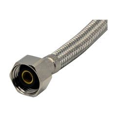 Haron B4F09 9″ (225mm) 1/2″F x 1/2″F Steel Braided Hose - Twin Eagle Imports