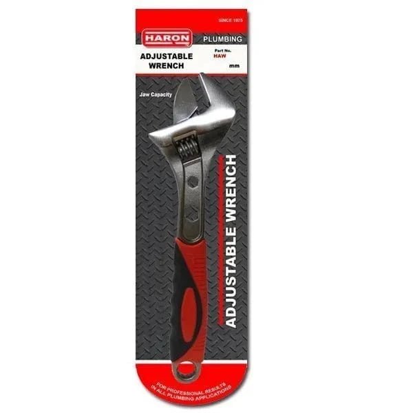 Haron HAW10 Adjustable Soft Grip Wrench 10" - Twin Eagle Imports