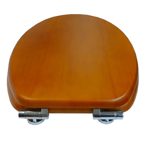 HARON Toilet Seat Haron TS-8600CP ANTIQUE PINE Veneer Toilet Seat