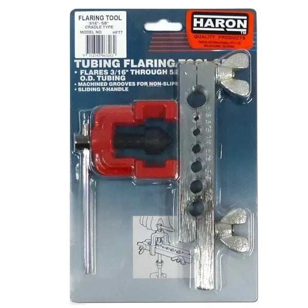 HARON Tube Expander Haron HFT7 Cradle Type Flaring Tool 3/16, 1/4, 5/16, 3/8, 7/16, 1/2 & 5/8