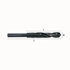 Hepyc 1-1/8" HSS Reduced Shank Drill DIN 338 - Twin Eagle Imports