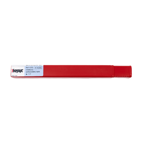 Hepyc 17.0mm HSS-Co Reduced Shank Drill – DIN 338 MR - Twin Eagle Imports