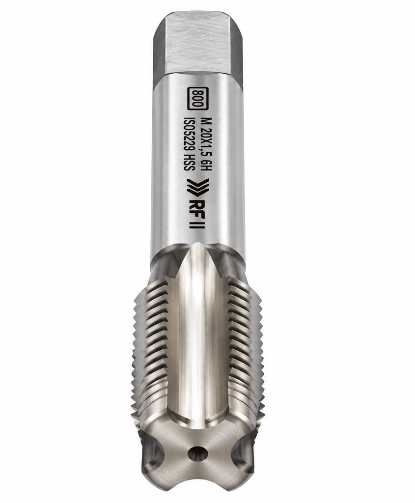 Hepyc 23252 - HSS Straight Flute Short Hand Tap (Intermediate) M20 x 1.5mm - Twin Eagle Imports