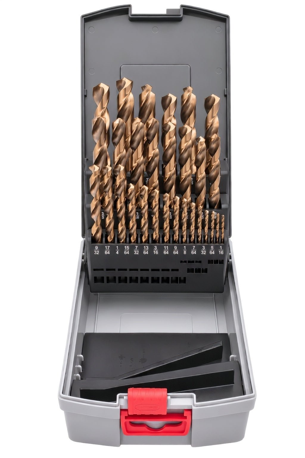 Hepyc 29 Piece HSS Co Drill Bit Set 1/16" to 1/2" x 1/64" Increments - Twin Eagle Imports