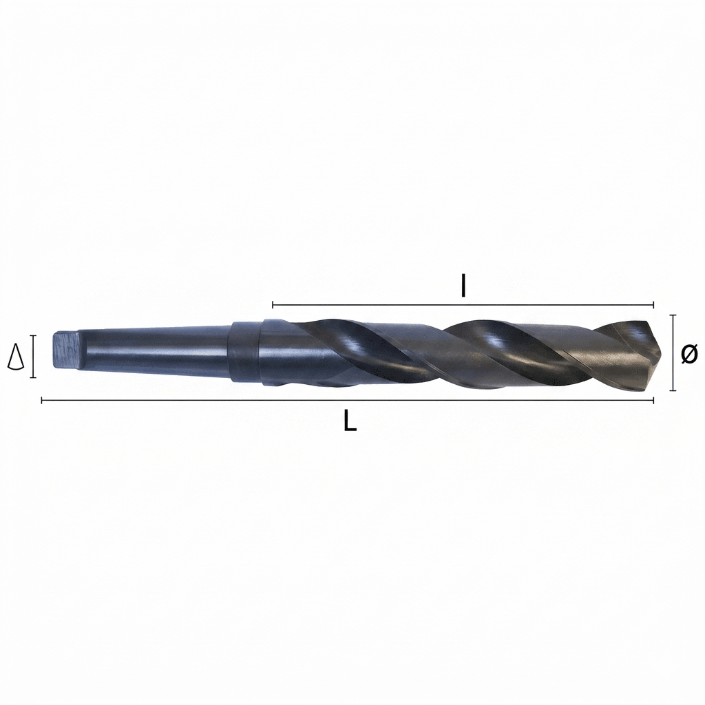 Hepyc 3/4" HSS Morse Taper Shank Drill MT2 DIN 345 - Twin Eagle Imports