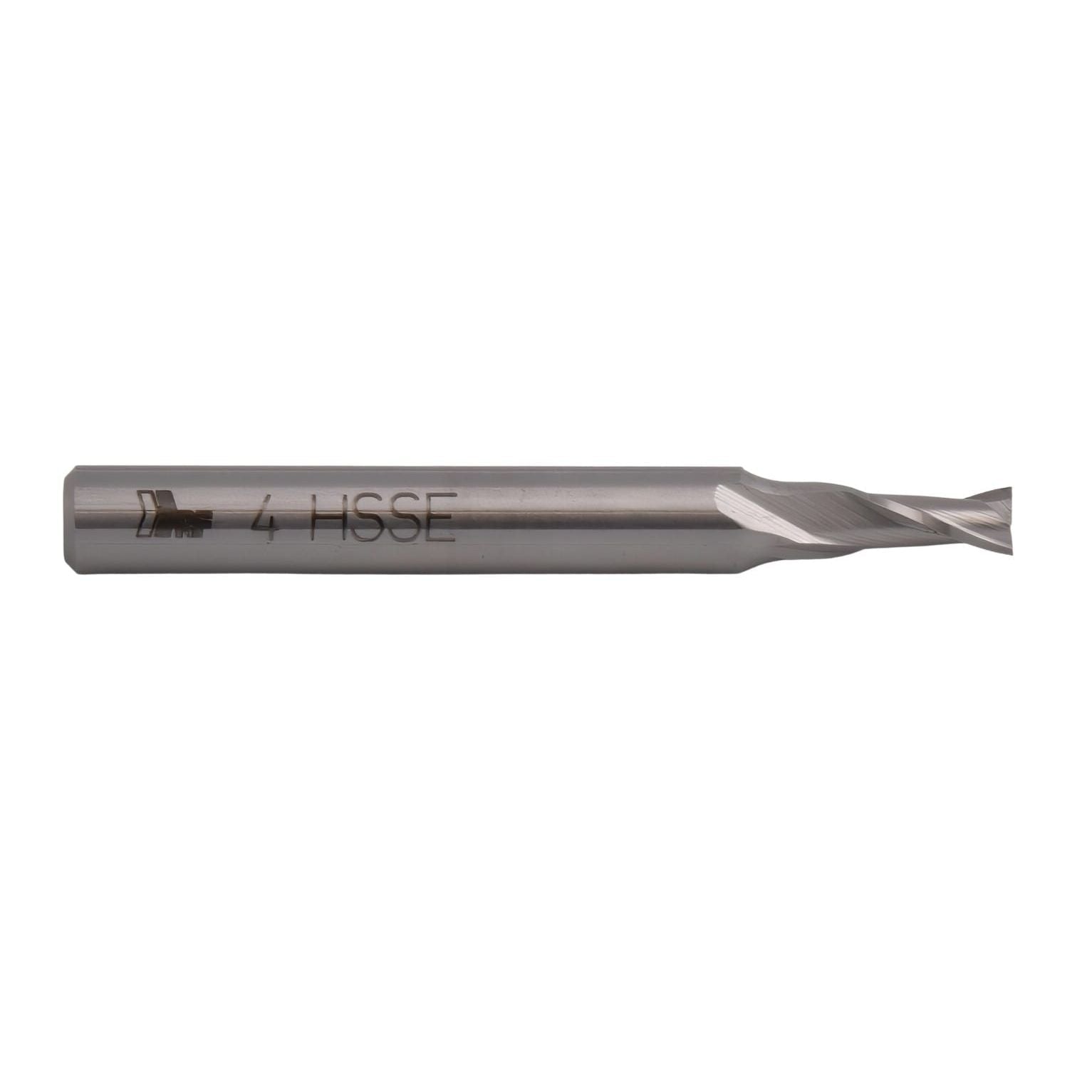 Hepyc 4mm HSS-E Cobalt End Mill DIN327N Short Series 2 Flute 30° Helix - Twin Eagle Imports