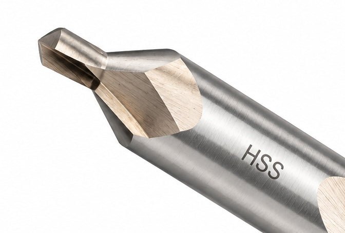 Hepyc 5mm HSS DIN333A Centre Drill 118° Tip 60° Centre Angle - Twin Eagle Imports