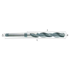 Hepyc 62mm HSS Morse Taper Shank Drill MT5 DIN 345 - Twin Eagle Imports