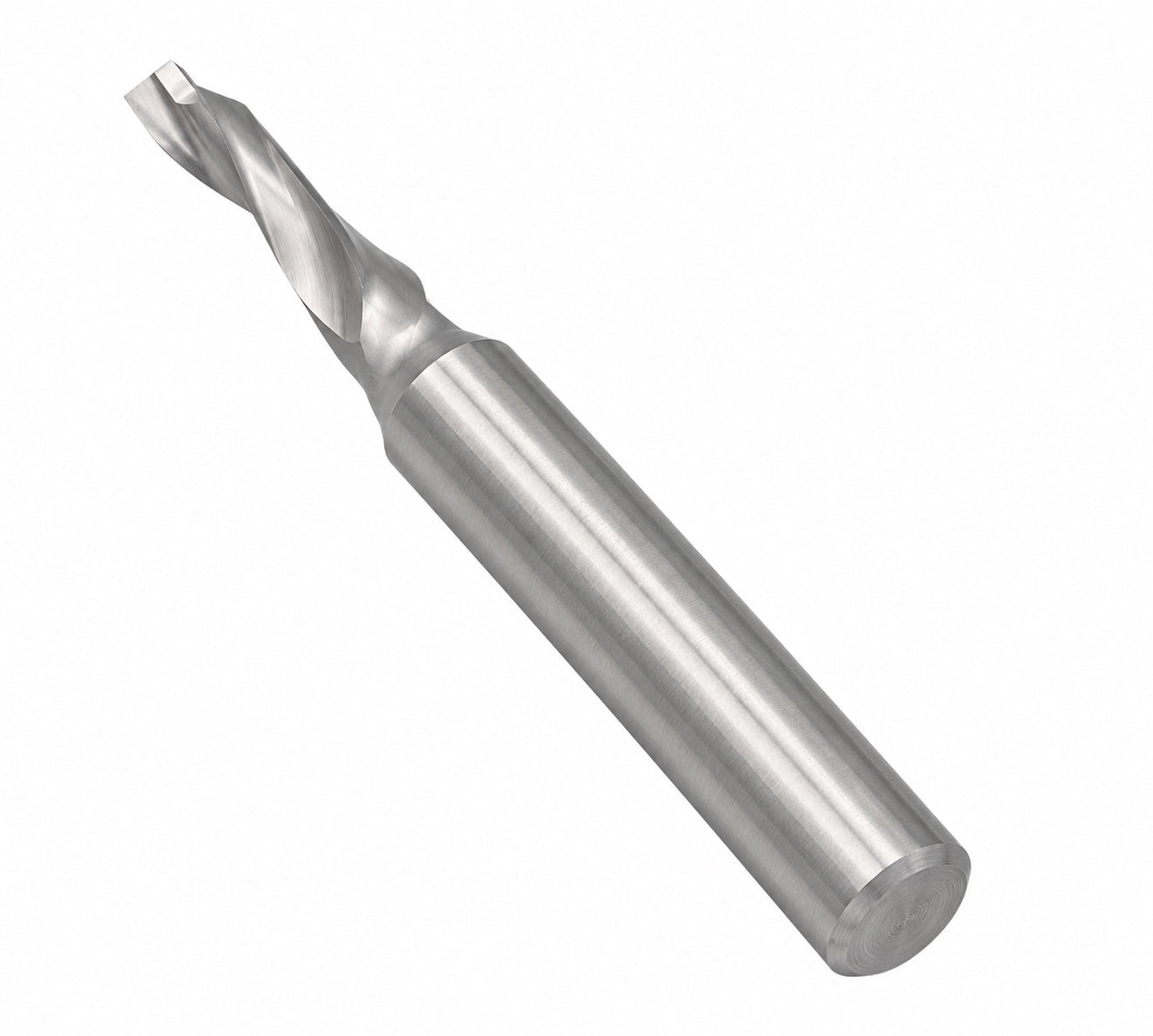 Hepyc 6mm HSSE End Mill 1 Flute 45° Helix Short Series 60mm - Twin Eagle Imports