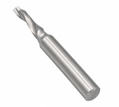 Hepyc 6mm HSSE End Mill 1 Flute 45° Helix Short Series 60mm - Twin Eagle Imports