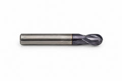 Hepyc 8mm 2 Flute TiAlN Coated Solid Carbide End Mill DIN 6527S - Twin Eagle Imports