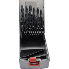 Hepyc Drill Bits Hepyc 1-13 mm HSS Drill Bit Set 0.5 mm Increments 25 Pc Kit