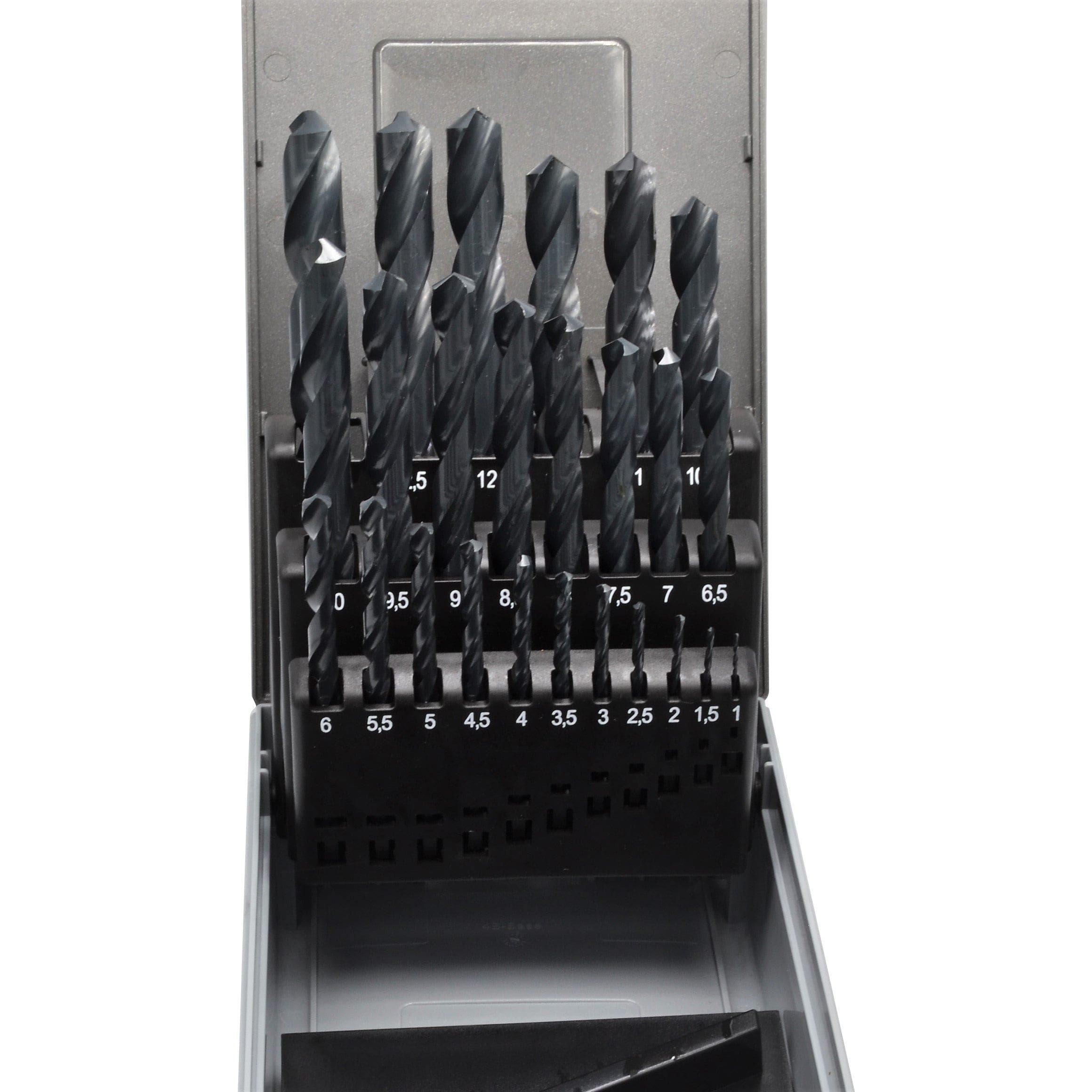 Hepyc Drill Bits Hepyc 1-13 mm HSS Drill Bit Set 0.5 mm Increments 25 Pc Kit