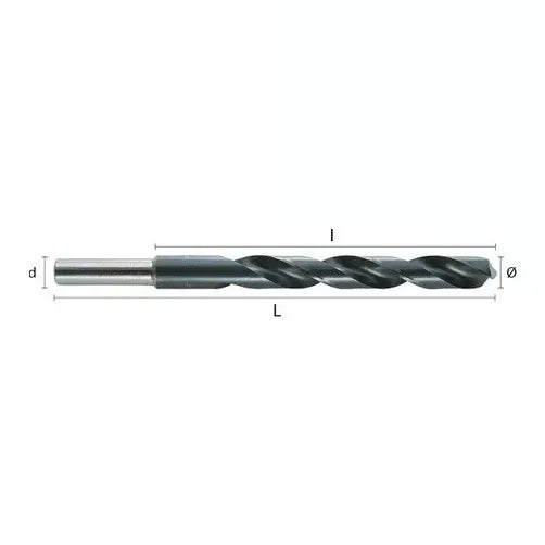 HEPYC DRILLS Hepyc 15.5mm HSS Reduced Shank Drill DIN 338