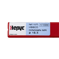 HEPYC DRILLS Hepyc 16.5mm HSS-Co Reduced Shank Drill – DIN 338 MR